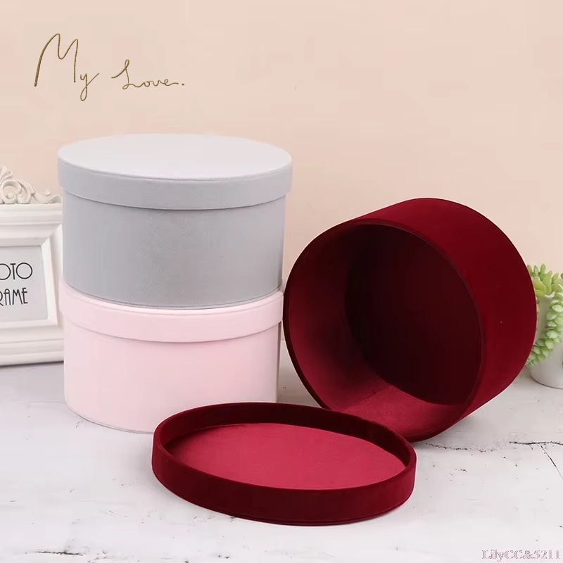 Velvet Round Flowers Box, Flow - огляд і ціна Anda Florist Supply