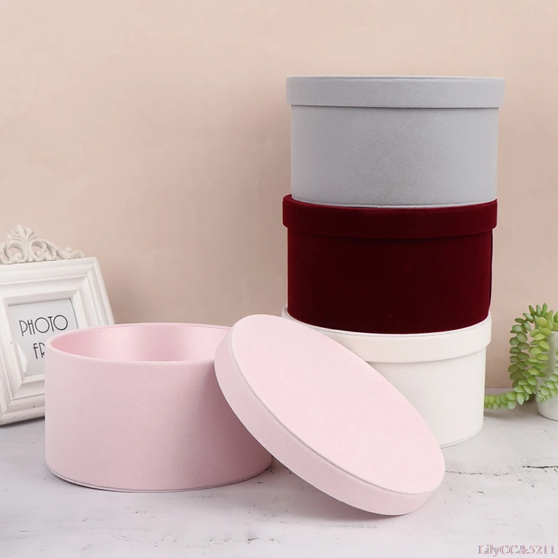 Velvet Round Flowers Box, Flow - огляд і ціна Anda Florist Supply
