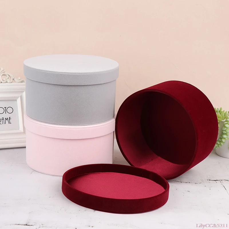 Velvet Round Flowers Box, Flow - огляд і ціна Anda Florist Supply