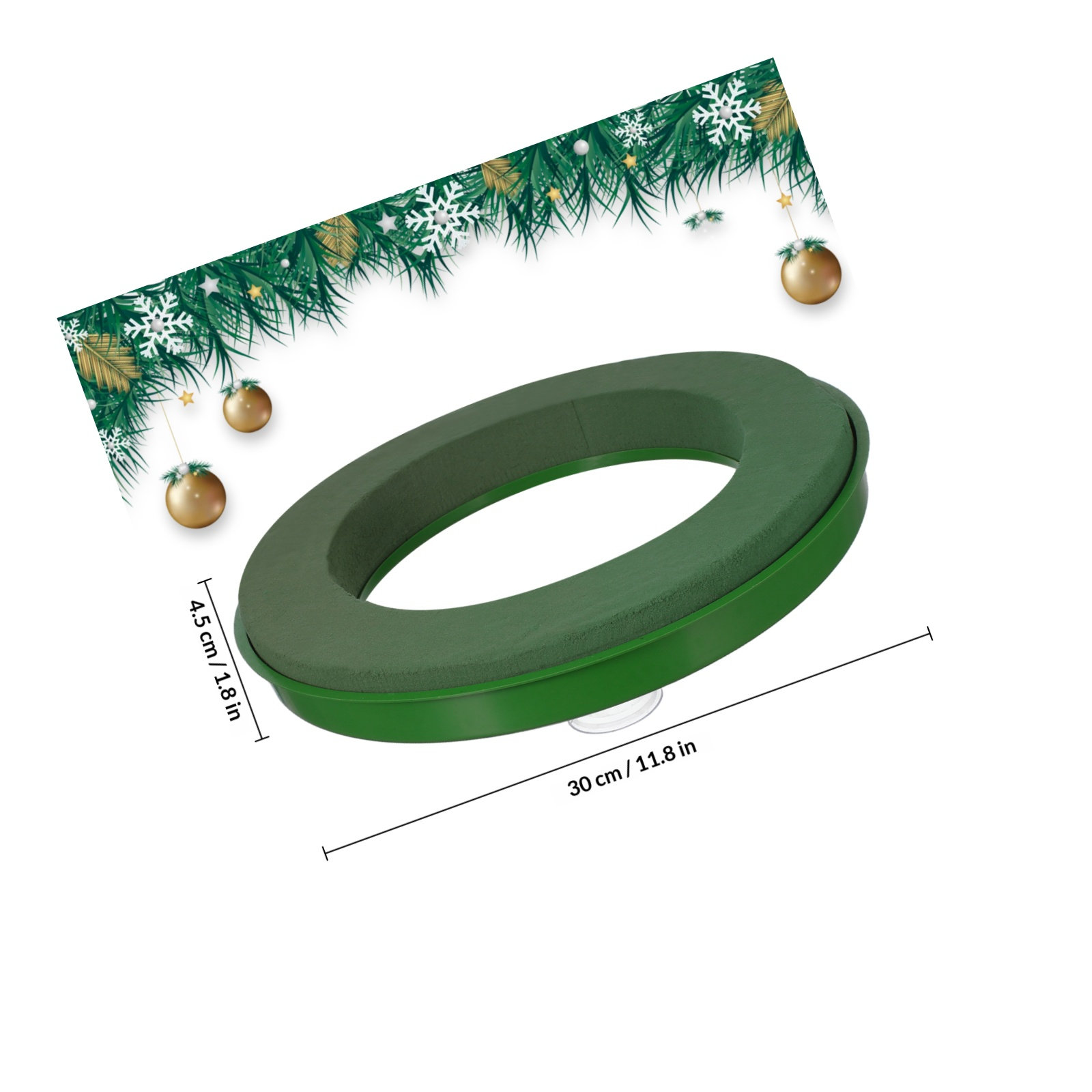 Small Flower Foam Ring Suction - огляд і ціна Anda Florist Supply