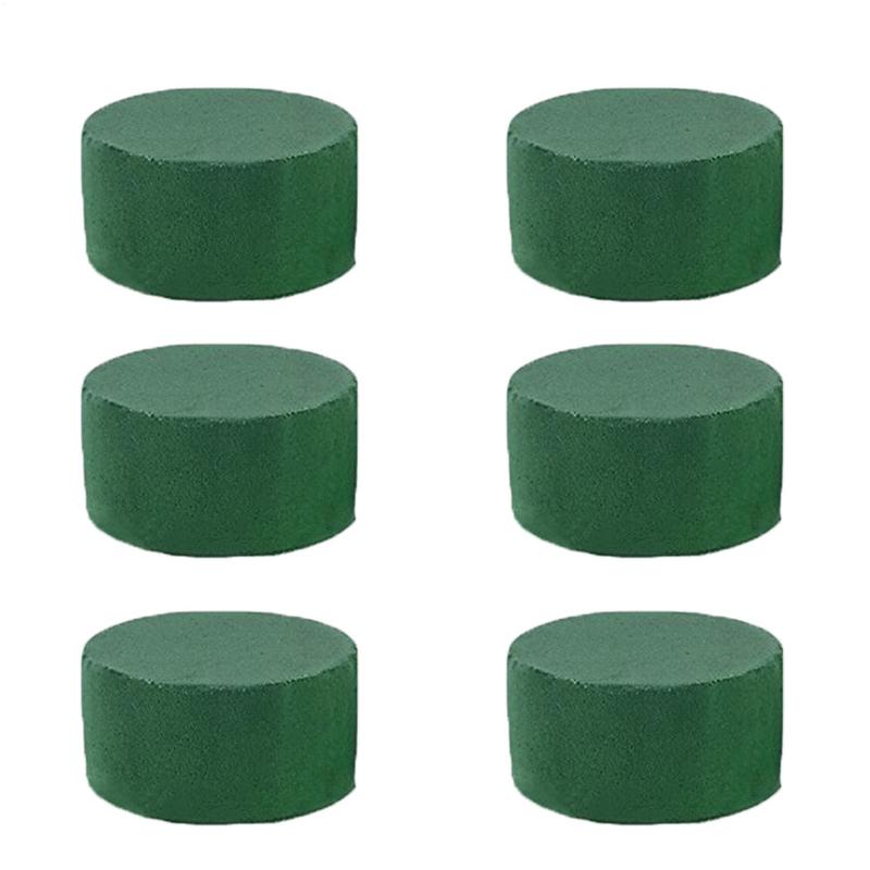 6Pcs Round Floral Foam Bricks  - огляд і ціна Anda Florist Supply