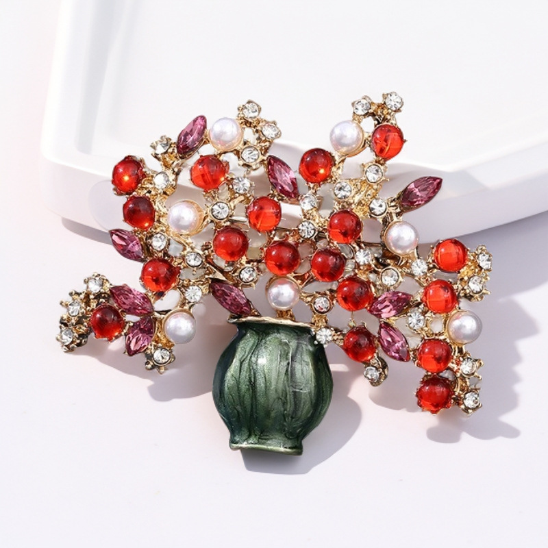 Vintage Animal Brooch Dog Cat  - огляд і ціна Flower Frog Pin